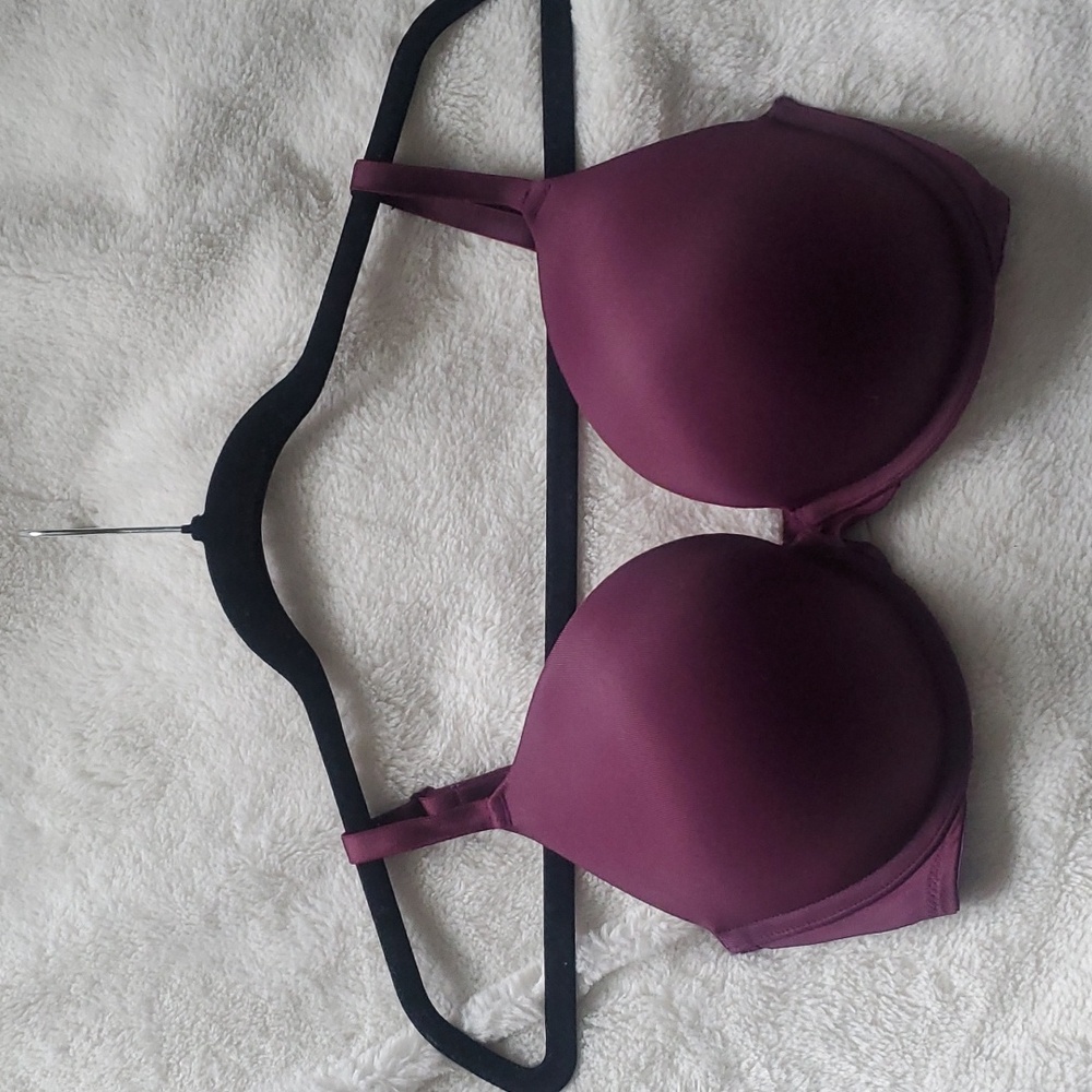 VICTORIA’S SECRET | PINK Wear Everywhere Push Up Purple Bra 32E/32DD